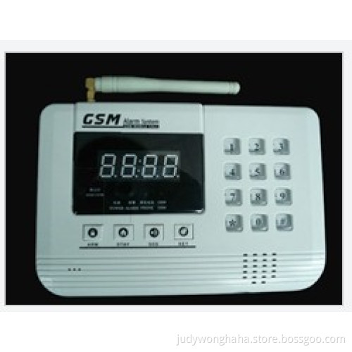 LCD display GSM security alarm system with keypad, SMS can be changed